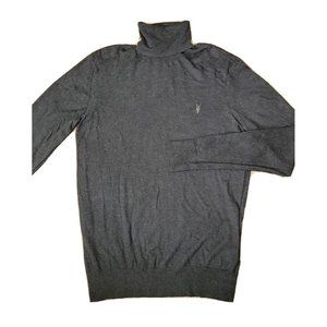 AllSaints Women's Medium Long Sleeve Turtleneck Rue Roll Neck Sweater Pullover